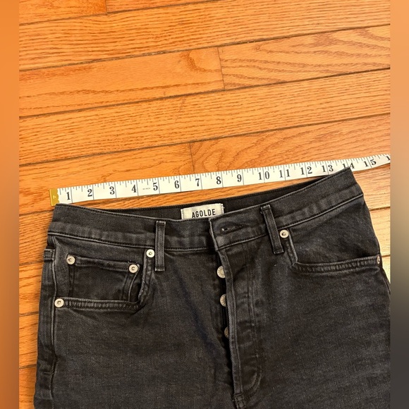 AGOLDE Riley High Rise Straight Crop Jeans size 28 - Picture 10 of 10